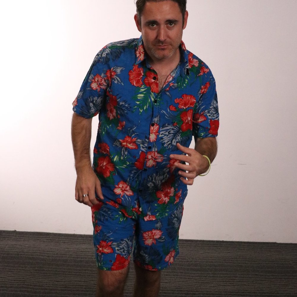 Multi Color Shirt and Short Set - Picture 3 of 7